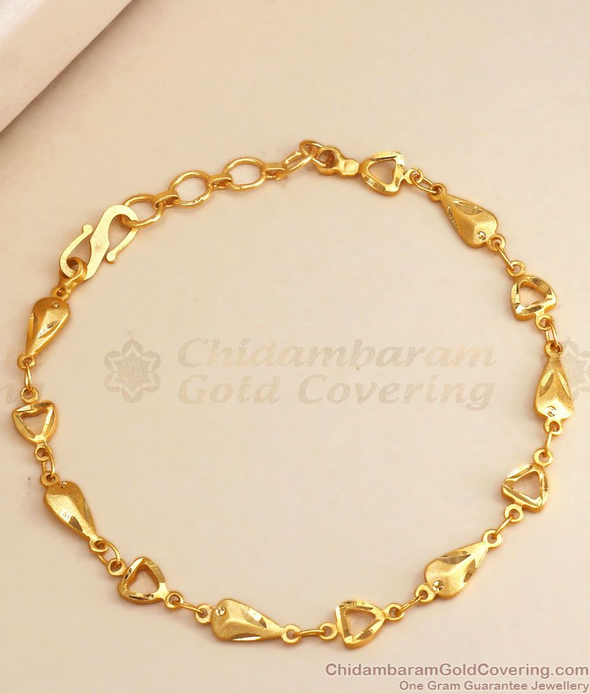 Stylish 2 Gram Gold Bracelet With Price BRAC717