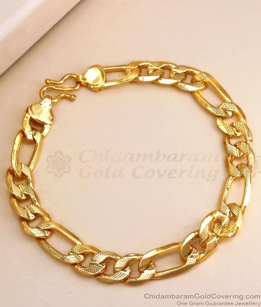 Grand Heavy Bridal Gold Imitation Mens Bracelet Shop Online BRAC719