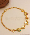 Multi Stone Gold Plated Bracelet for Women Shop Online BRAC726