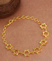 Stylish Star Design Gold Imitation Bracelets Online Fashion BRAC729