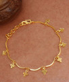 Light Weight 1 Gram Gold Bracelet Leaf Designs BRAC738