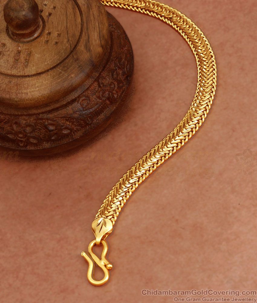 Premium Two Gram Gold Bracelet For Men Collections BRAC747
