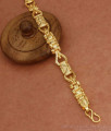 Stylish Handmade Forming Gold Bracelet Designs For Mens BRAC748