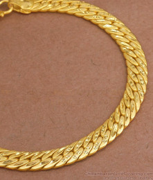 Two Gram Gram Gold Bracelet Bridal Forming Designs For Mens BRAC750 Two Gram Gram Gold Bracelet Bridal Forming Designs For Mens BRAC750