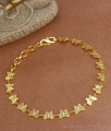 Daily Use 1 Gram Gold Bracelet With Butterfly Design BRAC753