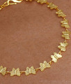 Daily Use 1 Gram Gold Bracelet With Butterfly Design BRAC753