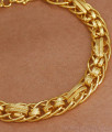 Broad One Gram Gold Mens Bracelet Collections BRAC755