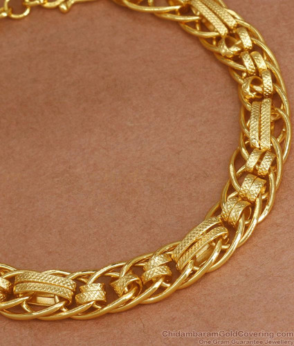 Buy quality Latest Design Men's Rose Gold Bracelet in Ahmedabad