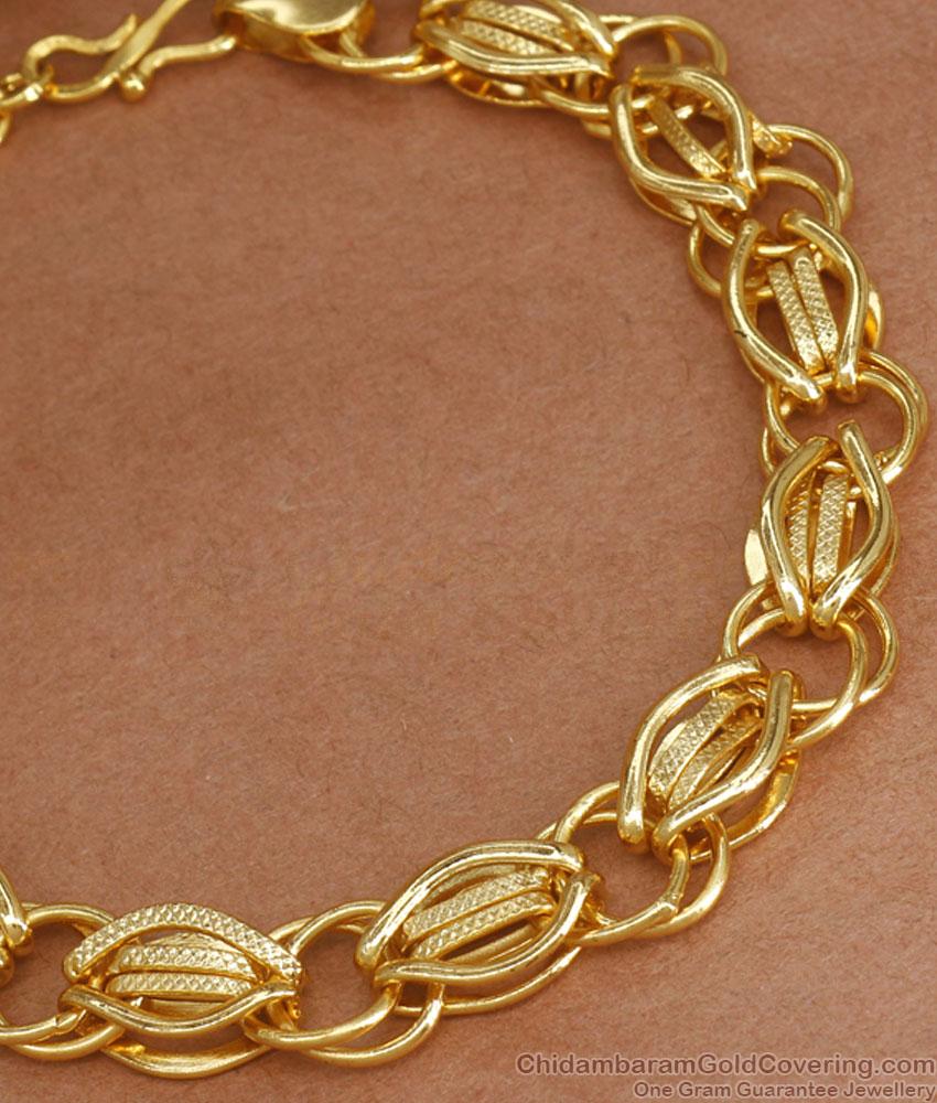 Thick Gold Plated Bracelet For Mens Fashions At Affordable Price BRAC756