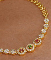 Beautiful Floral Gold Imitation Bracelet AD Stone Collections BRAC758