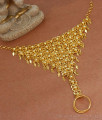 Bridal Kaichutti One Gram Gold Finger Bracelet Design BRAC766