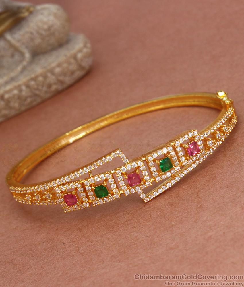 Premium Multi Stone Gold Covering Bracelets Shop Online BRAC781