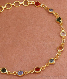 Gold Plated Bracelets Rainbow Color Stone Gift Collections BRAC809 Gold Plated Bracelets Rainbow Color Stone Gift Collections BRAC809