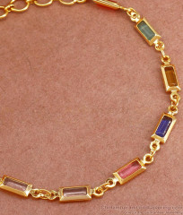 Navarathna Kall Gold Covering Bracelets Designs Shop Online BRAC810 Navarathna Kall Gold Covering Bracelets Designs Shop Online BRAC810