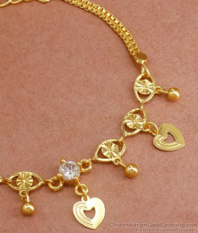 22K Gold Charm Hanging Bracelets Designs Shop Online BRAC814 22K Gold Charm Hanging Bracelets Designs Shop Online BRAC814
