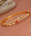 Sleeky Gold Plated Bracelets Womens Wrist Jewelry Collections BRAC826