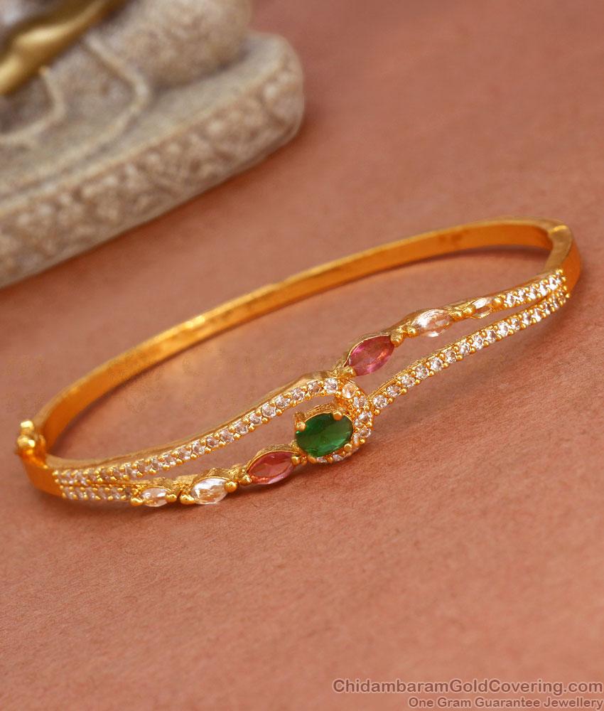 Stylish One Gram Gold Bracelets Occasional Wear Designs BRAC827