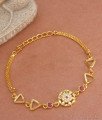 22K Gold Bracelets Kemp Stone Designs With Price BRAC842