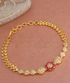 1 Gram Gold Plated Chain Bracelets For Womens BRAC845