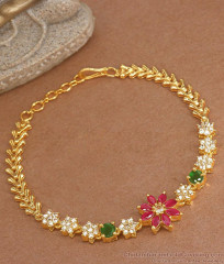 Elegant 1 Gram Gold Bracelets Stone Designs Shop Online BRAC849