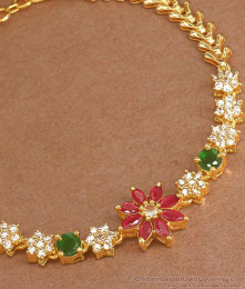 Elegant 1 Gram Gold Bracelets Stone Designs Shop Online BRAC849 Elegant 1 Gram Gold Bracelets Stone Designs Shop Online BRAC849