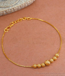 Thin Gold Plated Bracelet For Women BRAC851