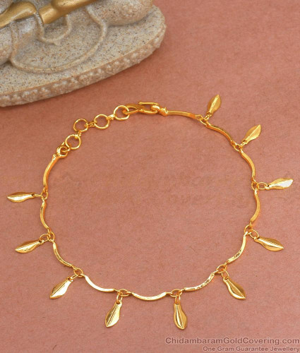 Light Weight Gram Gold Bracelet Collection BRAC866