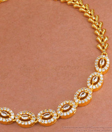 Beautiful White Stone Gold Plated Bracelet Shop Online BRAC875 Beautiful White Stone Gold Plated Bracelet Shop Online BRAC875