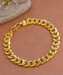 New Arrival Handcrafted Curb Chain Bracelet 1 Gram Jewellery BRAC892