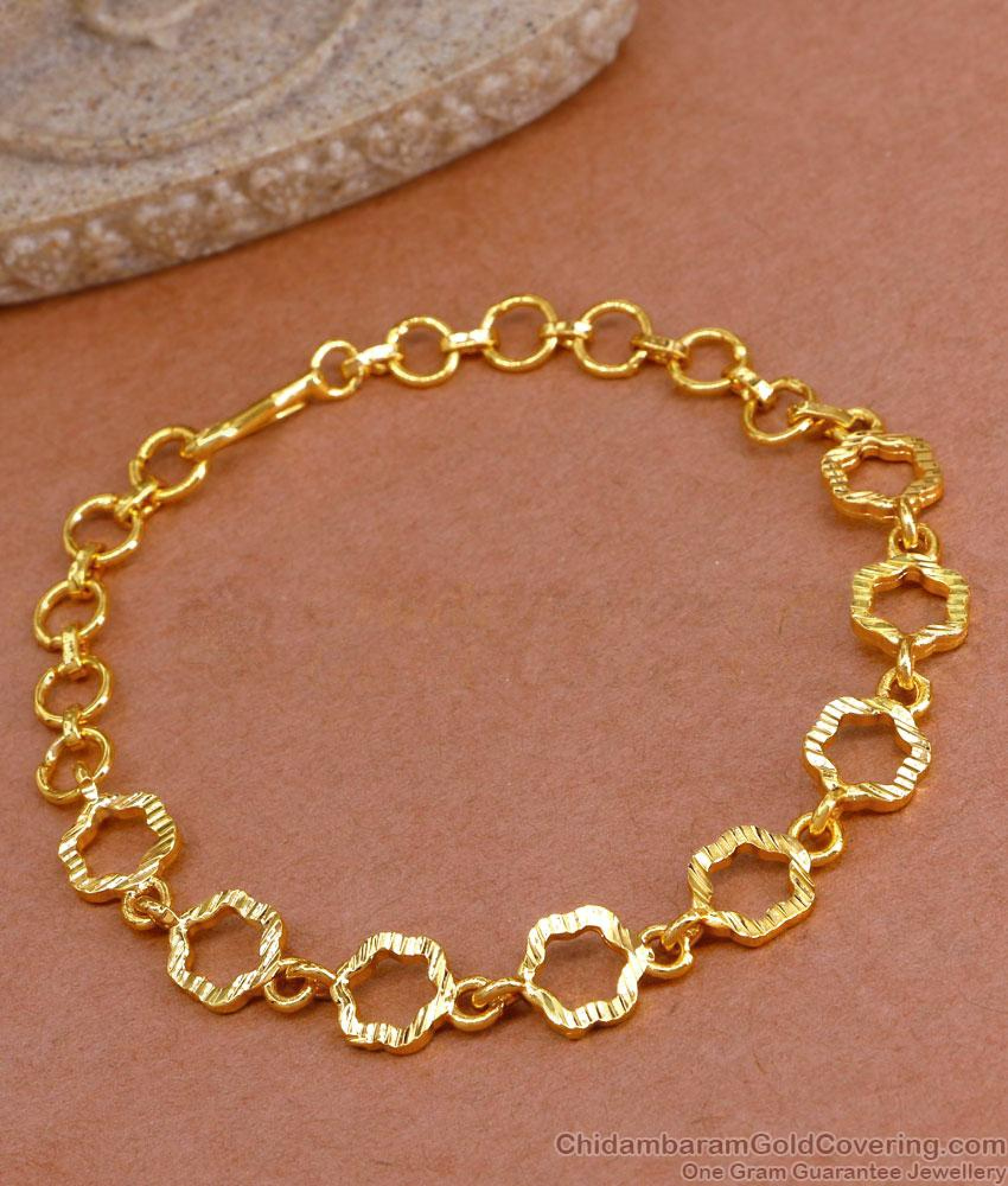 Women Light Weight Bracelet 1 Gram Gold Jewellery BRAC898 Women Light Weight Bracelet 1 Gram Gold Jewellery BRAC898