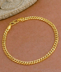 Buy Gold Plated Bracelet Sachin Chain Design Online BRAC909 Buy Gold Plated Bracelet Sachin Chain Design Online BRAC909