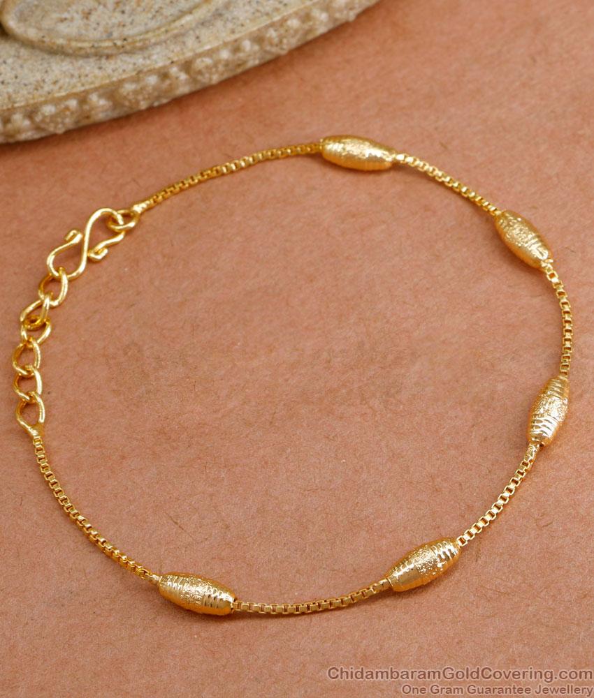 Simple Gold Plated Daily Wear Bracelet Without Stone BRAC935 Simple Gold Plated Daily Wear Bracelet Without Stone BRAC935