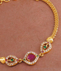 New Model Light Weight Gold Plated Bracelet  Online BRAC949 New Model Light Weight Gold Plated Bracelet  Online BRAC949