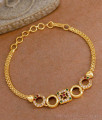 Light Weight One Gram Gold Chain Bracelets For Everyday Use BRAC961 Light Weight One Gram Gold Chain Bracelets For Everyday Use BRAC961