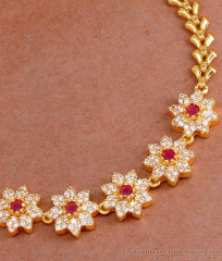 Latest White Stone Floral Design Stone Bracelet For College Wear BRAC969 Latest White Stone Floral Design Stone Bracelet For College Wear BRAC969