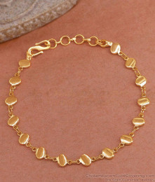 Latest Artificial Gold Bracelet Design For College Girls BRAC990