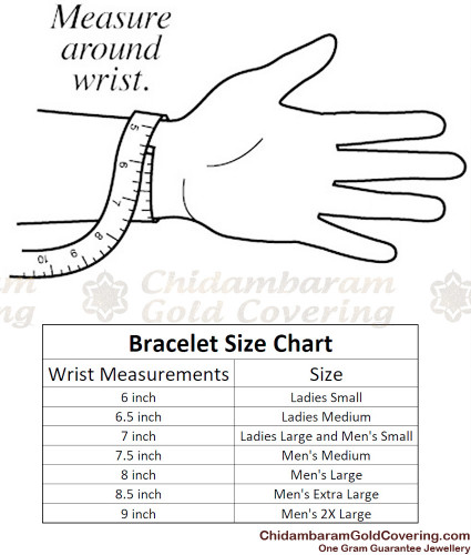 Bangle Size Chart  Bangle Diameter Measurement