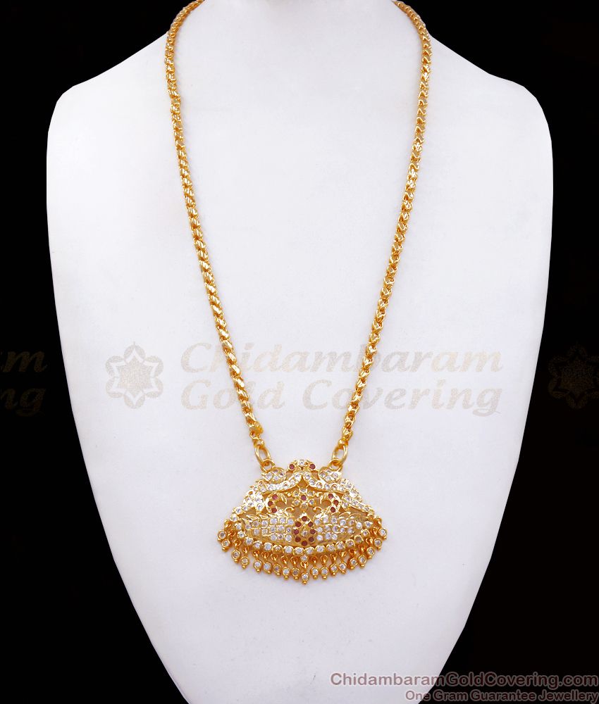 Beautiful Double Swan Design Impon Dollar Chain Shop Online BGDR1000