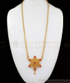 BGDR102 - Trendy Ruby Stone Party Wear Star Dollar Latest Imitation Jewellery