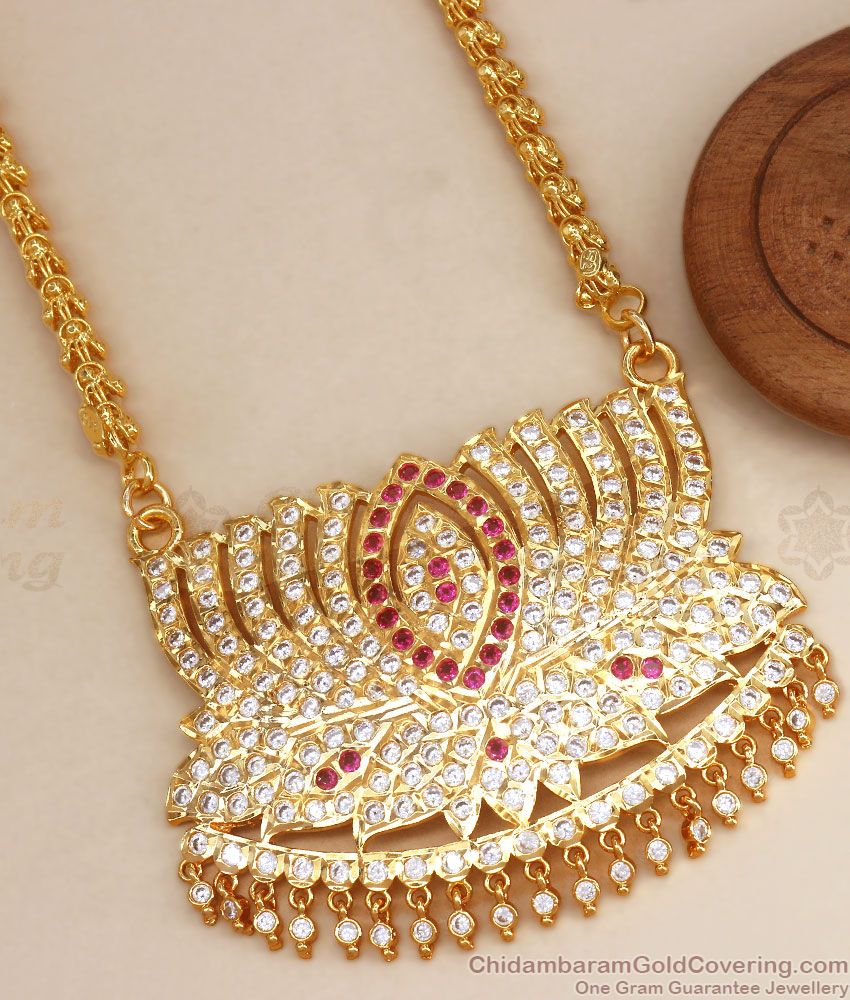 Traditional Big Lotus Impon Dollar Chain Shop Online BGDR1024