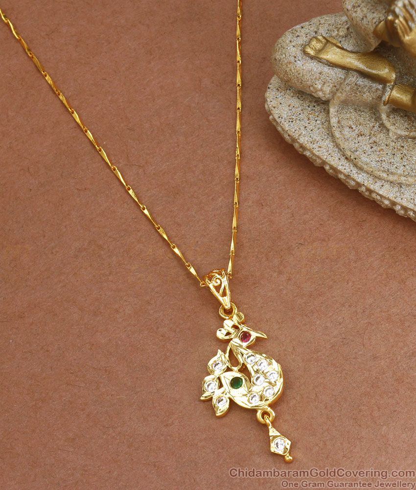 Beautiful Swan Impon Dollar Gold Chain Shop Online BGDR1031