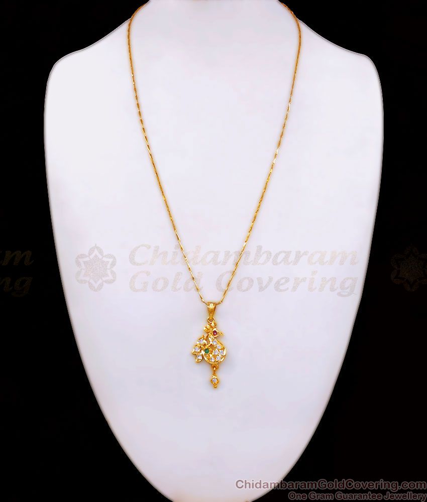 Beautiful Swan Impon Dollar Gold Chain Shop Online BGDR1031