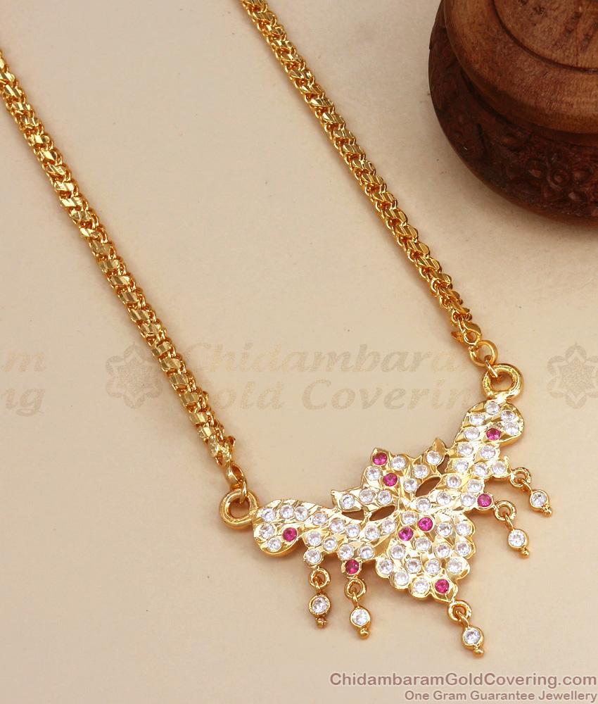 30 Inch Long Stylish 5 Metal Dollar Chain Gati Stone Designs Shop Online BGDR1036