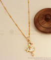 Beautiful Office Wear Swan Impon Dollar Gold Chain Shop Online BGDR1043