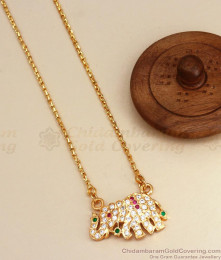 Cute Elephant Design Impon Gajendra Dollar Chain Shop Online BGDR1044 Cute Elephant Design Impon Gajendra Dollar Chain Shop Online BGDR1044