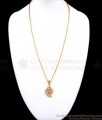 Small Mango Leaf Impon Dollar Chain Shop Online Panchaloga Jewelry BGDR1046