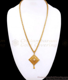 Regular Use White Stone Gold Plated Dollar Chain Shop Online BGDR1061 Regular Use White Stone Gold Plated Dollar Chain Shop Online BGDR1061