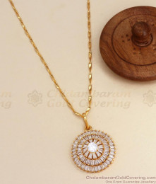 Glittering CZ White Stone Gold Imitation Dollar Chain Party Wear Collections BGDR1070 Glittering CZ White Stone Gold Imitation Dollar Chain Party Wear Collections BGDR1070