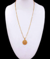Stylish Office Wear Gold Plated Dollar Chain White Stone Collections BGDR1074