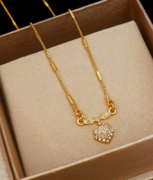 Traditional Ad White Stone Gold Imitation Dollar Chain Shop Online BGDR1075 Traditional Ad White Stone Gold Imitation Dollar Chain Shop Online BGDR1075